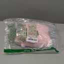 Women's Off Shoulder Button Cardigan Long Sleeve Hem Rib Knit Sweater Pink, Size XS