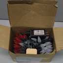 2 Pack C6 Christmas Lights Outdoor Indoor, Total 200 LED 66 FT Connectable Christmas String Lights with Timer & 13 Modes, Waterproof Twinkle Light for Xmas Tree Party Yards Decorations (Red and White)