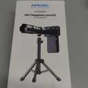 APEXEL 36x Telephoto Lens for iPhone | Professional Enhanced Phone Camera Lens Compatible with iPhone 16 15 14 13 Pro Max, Samsung, Pixel - Includes Tripod