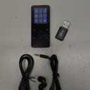 144GB MP3 Player, Bluetooth 5.2 Music Player, HiFi Sound Digital Music, Built-in HD Speaker, FM Radio, Voice Recorder, Earphones Included, MP3 Player for Friends, Kids, Students, Seniors (Black)