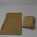 Demetex 12x20 Pillow Cover, Lumbar Pillow Covers Set of 2, Soild Decorative Corduroy Rectangle Throw Pillow for Couch Sofa Chair Toddler, 12x20 inch, Khaki