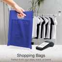 Choice Marts Merchandise Bags 100 Count Indigo Color 9" x 12" Bags 1.5 Mil Thick Glossy With Handles