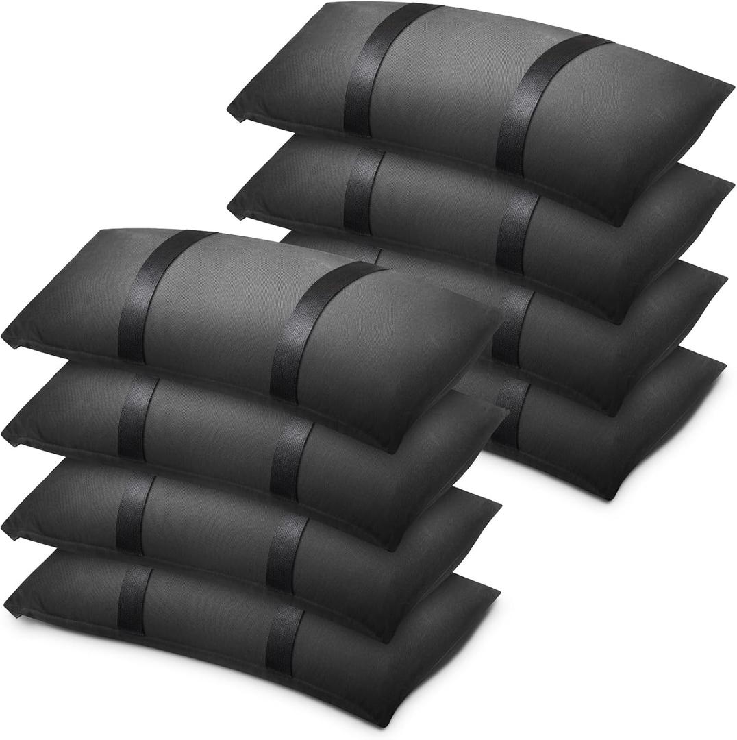 400 LBS Umbrella Base Weights Fillable Sand Bags, Sand Bags for Weight, 8 Packs Heavy Duty Weight Bags, Weatherproof Furniture Outdoor Patio Backyard Umbrellas Garden Trampoline Poolside Accessories