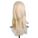 BERON Light Blonde Wigs 28 Inches Blond Wig Long Wavy Blonde Wig Cosplay Costume Wigs Wig Cap Included