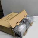 Koutemie 8Ft Outdoor Firewood Rack Holder for Fireplace Wood Storage, Adjustable Fire Log Stacker Stand, Black