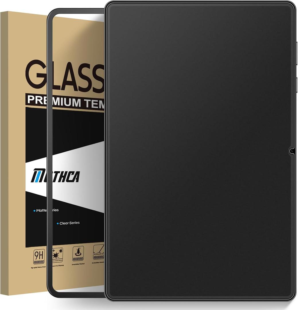 Mothca Matte Glass Screen Protector for Galaxy Tab S11 Ultra 14.6-inch 2025 with Easy Installation Frame, Anti-Glare & Anti-Fingerprint, 9H Hardness Tempered Glass, Smooth as Silk