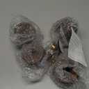 Maricome 2 Inch Bun Furniture Feet Walnut Round Solid Wooden Ottoman/Couch/Sofa Legs Set of 4 Pre-drilled M8 Bolt with Metal Brackets (Brown)