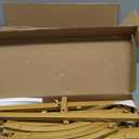 Putros Metal Arch Stand with Cover Set of 2 Dusty Blue Spandex Fitted Wedding Arch Cover and Round Top Chiara Backdrop Stand for Birthday Party Baby Shower Decoration 7.2FT, 6FT