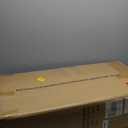 Snow Racer Sled Ski Sled Slider with Steering Wheel & Anti-Slip Seat 4.5-Foot Pull Rope Adults Winter Sport Sled for 176 LBS Loading Capacity Skiing Ice Skating Sand Skating (Black)