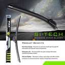 Piaa 97060 24-Inch (600mm) Si-Tech Silicone Wiper Blade, Premium All-Season OEM Windshield Wiper Replacement