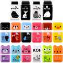 Outus 16 Pcs Roller Erasers Cute Pencil Erasers Animal Eraser with Roller for Easy Pick up and Removal, School Gift Supplies Animal Themed Fun Party Favor Christmas Gift Supplies (16 Piece Set)