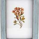 4x6 Inches Simple Rectangular Desktop Family Picture Photo Frame with Glass Front (Blue)