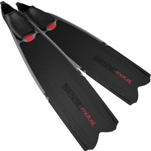 Seac Motus Freediving Fins (9.5-1, Black)