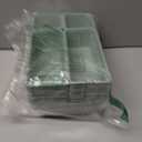 25 PCS Plastic Drawer Organizers Set, 4-Sizes Vanity and Makeup Organizer, Desk and bathroom Drawer Organizer Trays, Organizers and Storage for Makeup, Jewelry, Gadgets, Utensils (Green)