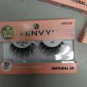 iEnvy Natural Eyelashes Lightweight False Lashes Multiangle and Volume 3D Natural Strip Lashes (3 Pack)
