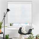 Honeycomb Cellular Shades Cordless Light Filtering for Windows Inside & Outside Mount, 31" W x 64" H, White(Light Filtering),2 pack