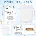 Roshtia 30 set Graduation Party Favors for Guest Class of 2026 Graduation Gifts Bulk Inspirational Stainless Steel Shot Glasses with Thank You Gift Cards Bags Party Decoration(Blue)