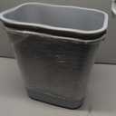 Rubbermaid Commercial Products Resin Wastebasket/Trash Can, 7-Gallon/28-Quart, Gray, Plastic, for Bedroom/Bathroom/Office, Fits Under Desk/Sink/Cabinet