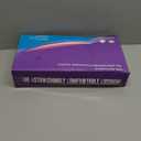 Gel Seat Cushion, Cooling Thick Big Breathable Honeycomb Design Absorbs Pressure Points Seat Cushion with Non-Slip Cover for Office Chair Home Cars Wheelchair (Black)