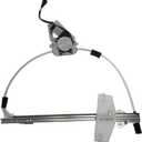 TUCAREST 741-527 Front Right Power Window Lift Regulator with Motor Assembly (Passenger Side) Fit for 2002-2006 Je-ep Liberty KJ (to 2-25-2006;Ball Stud Style) [# 55360030AB 55360030AG]