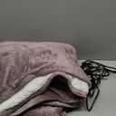 Electric Heated Blanket Full Size 72"x84", Soft Flannel with Overheat Protection, 9 Adjustable Heat Settings & 10-Hour Auto-Off Timer, Fast Heating for Winter Comfort, Purple
