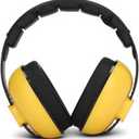 Yoidesu Baby Earmuffs Noise Reduction NRR 31dB Hearing Protection for 0-3 Years, Sound Blocking Ear Muffs with Soft Padded Headband, Compact Foldable Design for Travel, Yellow