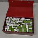 Mini Chinese Mahjong Set - Complete Mahjong Tile Set with 144 Tiles & Travel Case, Portable Mahjong Travel Set for Outdoor Fun - Perfect Mahjong Game Gift for Beginners & Enthusiasts