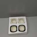 Marshmallow Mugs Set of 4 Cute Marshmallow Cups for Kids Hot Chocolate Cocoa Mugs Gifts for Kids Women Christmas Mother's Day Cute Mug 6OZ (White)