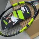 Babolat Boost Aero Strung Tennis Racquet, Grey Green/Yellow