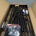 Heavy Duty Rolling Garment Rack, 3 Tiers Wire Shelves Adjustable Freestanding Portable Rolling Clothing Rack with Lockable Wheels, 35.4''L x 15.8''W x 78.8''H, Max Load 420LBS