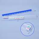 Jongyance 4-Pack Clear Acrylic Mahjong Racks with Pushers(19.7") for American Mahjong Game, Mahjong Accessories