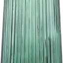 Green Glass Vase for Flower, Flower Vase for Bouquet, Modern Glass Vases, Ribbed Vases for Living Room, Bedroom, Dining Table, Office, Wedding, Centerpieces, 8 Inches