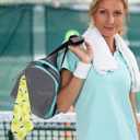 2 x Pickleball Towel & Carabiner Clip, 15x17in Microfibre Pickle Ball Towels for Women Men Microfiber Sports Golf Towel Bags Prints Pickleball Accessories Blanket Funny Gifts for Pickleball Lovers