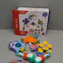 Musical Baby Stroller Arch, Travel Car Seat Toys, Baby Play Arch Crib Accessory, Mobile for Bassinet, Pram Activity Arch Bar for Babies Infants (Crab)