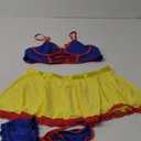 Cosplay Lingerie for Women Sexy Roleplay Costumes Princess Outfits with Pleated Skirt Sets 5 piece, XXL