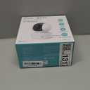 Kasa 2K+ Indoor Pan/Tilt Wired Security Camera - Works as a Baby Monitor & Pet Camera, Motion Detection & Tracking, 2-Way Audio, Night Vision, Subscription-Free Local Storage or Optional Cloud, KC410S (White)