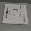 STICKGOO 10 Sheets Peel and Stick Backsplash, Pure White Marble Look PVC Mixed Metal Gold Kitchen Backsplash, Stick on Backsplash Wall Tiles for Kitchen, Bathroom, RV