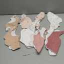 Bearmoss Baby Bibs for Drooling & Teething 8 Pack Muslin Cotton Soft Absorbent Adjustable Unisex Bibs Boys Girls 0-36 Months