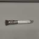 Keshima Foundation Brush Flat Top Kabuki - Premium Foundation Brush for Liquid Makeup, Cream, and Powder - Buffing, Blending, and Face (Regular Size, White)