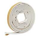 Frost King V25WA D-Section Rubber Self-Stick Weatherseal Tape, 5/16" W, 1/4" T, 17 ft L, White