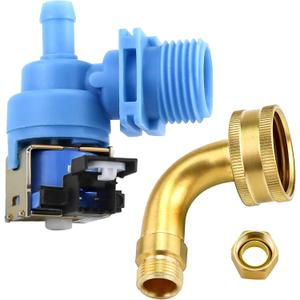 W10648041 Dishwasher Water Inlet Valve W10327249 Dishwasher Water Inlet Valve & Fitting W10685193 Water Inlet Supply Elbow Hose Fit for Whirlpool Dishwasher By AMI PARTS Replaces W10195048