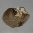 Esmee Long Straight Ash Blonde Wigs for Women with Fringe Natural Synthetic Hair Wig for Daily & Party Use