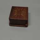 Secret Box Brainteaser Puzzle Case Trick Opening Storage Organizer Unique Artisan Gifts for Her, Girlfriend, Men