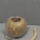 Frideko Bamboo Lantern Plug in Wall Sconces Wicker Wall Lamp with Plug in Cord Hand Woven Rattan Wall Light Farmhouse Rustic Wall Sconces Boho Sconces Wall Lighting for Living Room Bedroom (Orange(1PC))