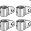 TINGZHIGO Marine Bimini Top Jaw Slide 316 Stainless Steel Fit for 1 inch or 7/8 inch Round Tube, Heavy Duty, Boat Bimini Top Hardware(4-Pack)