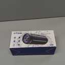 Ortizan Portable Bluetooth Speaker, 40W Loud Sound and Deep Bass, IPX7 Waterproof, True Wireless Stereo, Bluetooth 5.3, Colorful Flashing Lights, Preset EQ, USB Play, for Home, Outdoor, Party, Black