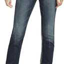 Silver Jeans Co. Women's Suki Mid Rise Curvy Fit Straight Leg,M