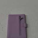 RFID Passport Holder Travel Wallet for Women, Leather Passport Cover Wallet with Card Holders SIM Slots,Zippered Coins Pocket and Cash Slot Slim Compact Travel Wallet (Taro Purple)