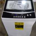 BLACK+DECKER Small Portable Washer, Washing Machine for Household Use, Portable Washer 1.7 cu.Ft with 8 Cycles, Transparent Lid & LED Display