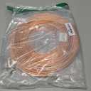 25 ft 3/16in &1/4in Copper Coated Brake Line Flaring Tool Kit, Includes 3-in-1 Tube Bender, Double & Single Flaring Tool Set, 1 Tube Cutter, 4 Threads Unions, 40 Fittings
